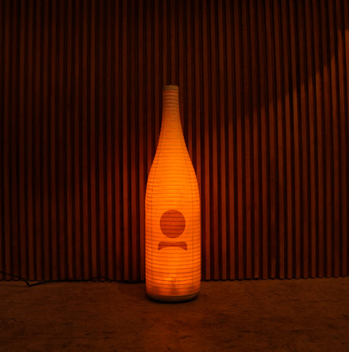 A Japanese Sake Bottle, Reimagined as Light.
