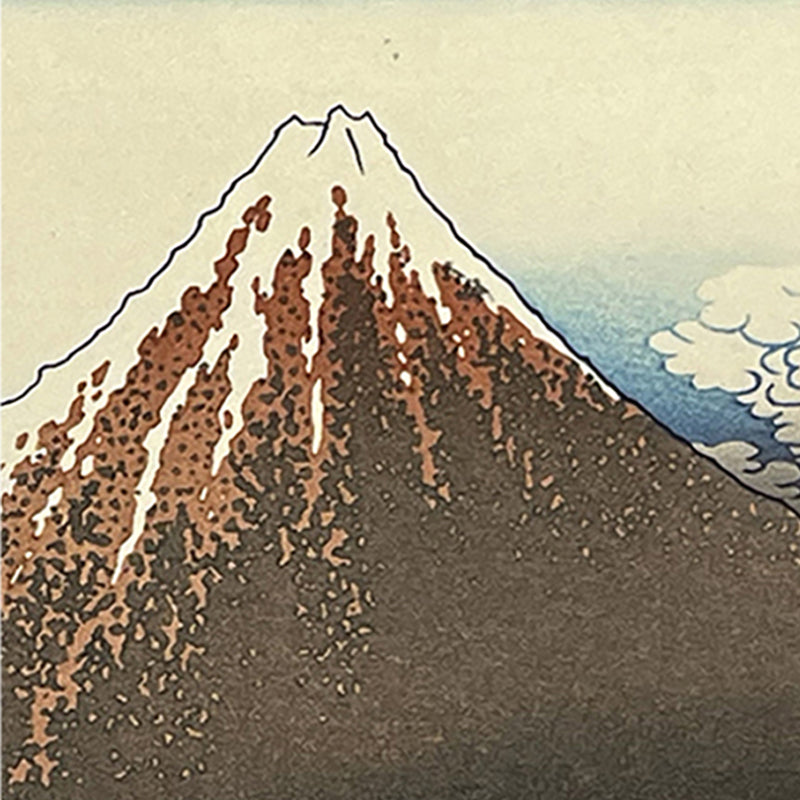 Mount Fuji &amp; Lightning – Unshaken in the Storm | 葛飾北斎 Katsushika Hokusai (1760–1849)