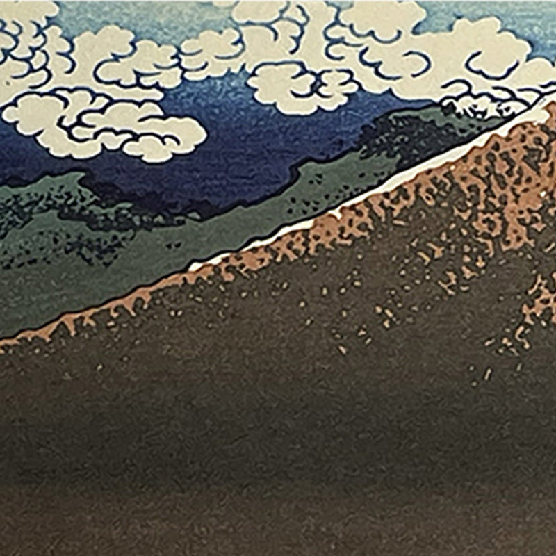 Mount Fuji &amp; Lightning – Unshaken in the Storm | 葛飾北斎 Katsushika Hokusai (1760–1849)