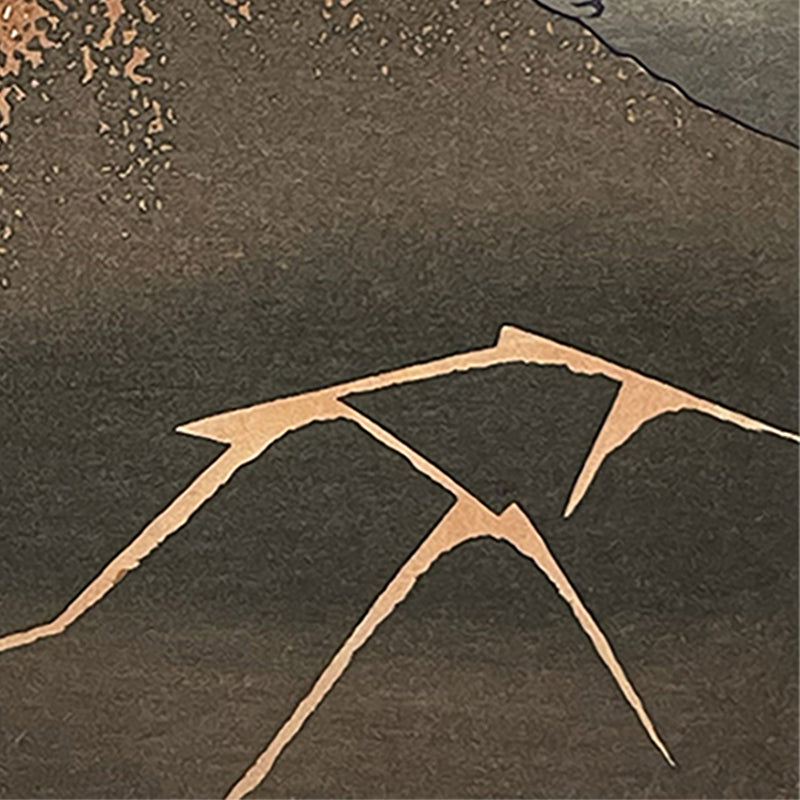 Mount Fuji &amp; Lightning – Unshaken in the Storm | 葛飾北斎 Katsushika Hokusai (1760–1849)