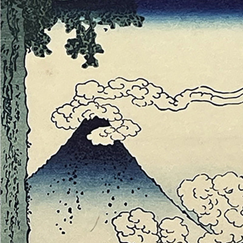 A Giant Older Than Generations – Mount Fuji &amp; the Ancient Cedar | 葛飾北斎 Katsushika Hokusai (1760–1849)