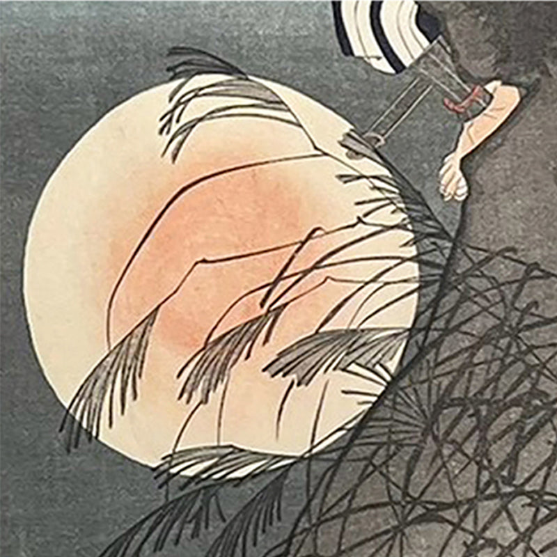 The Samurai Who Climbed an “Impregnable” Castle — Moon at Mount Inaba / One Hundred Aspects of the Moon: Moon at Mount Inaba