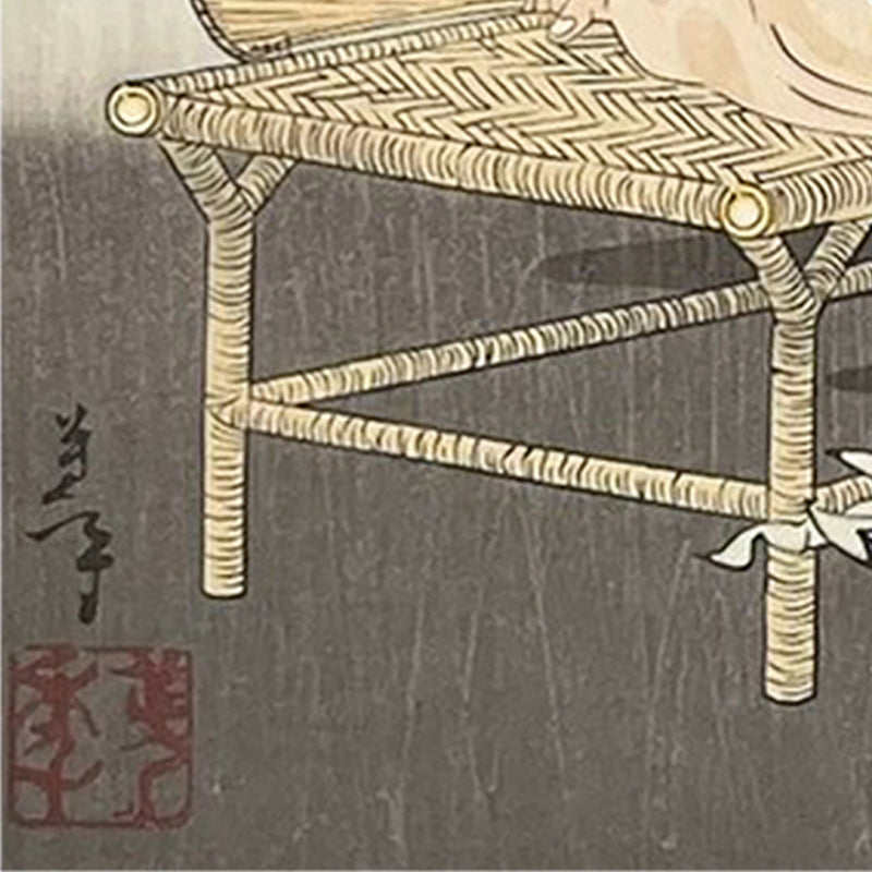 The Tattooed Warrior Under the Moon | Tsukioka Yoshitoshi (1839–1892)
