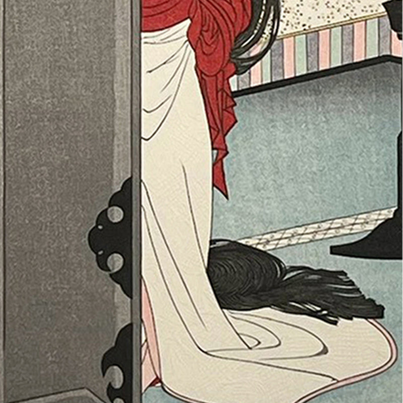 Princess Kaguya Returns to the Moon | “Received Back into the Moon Palace” | Tsukioka Yoshitoshi (1839–1892)