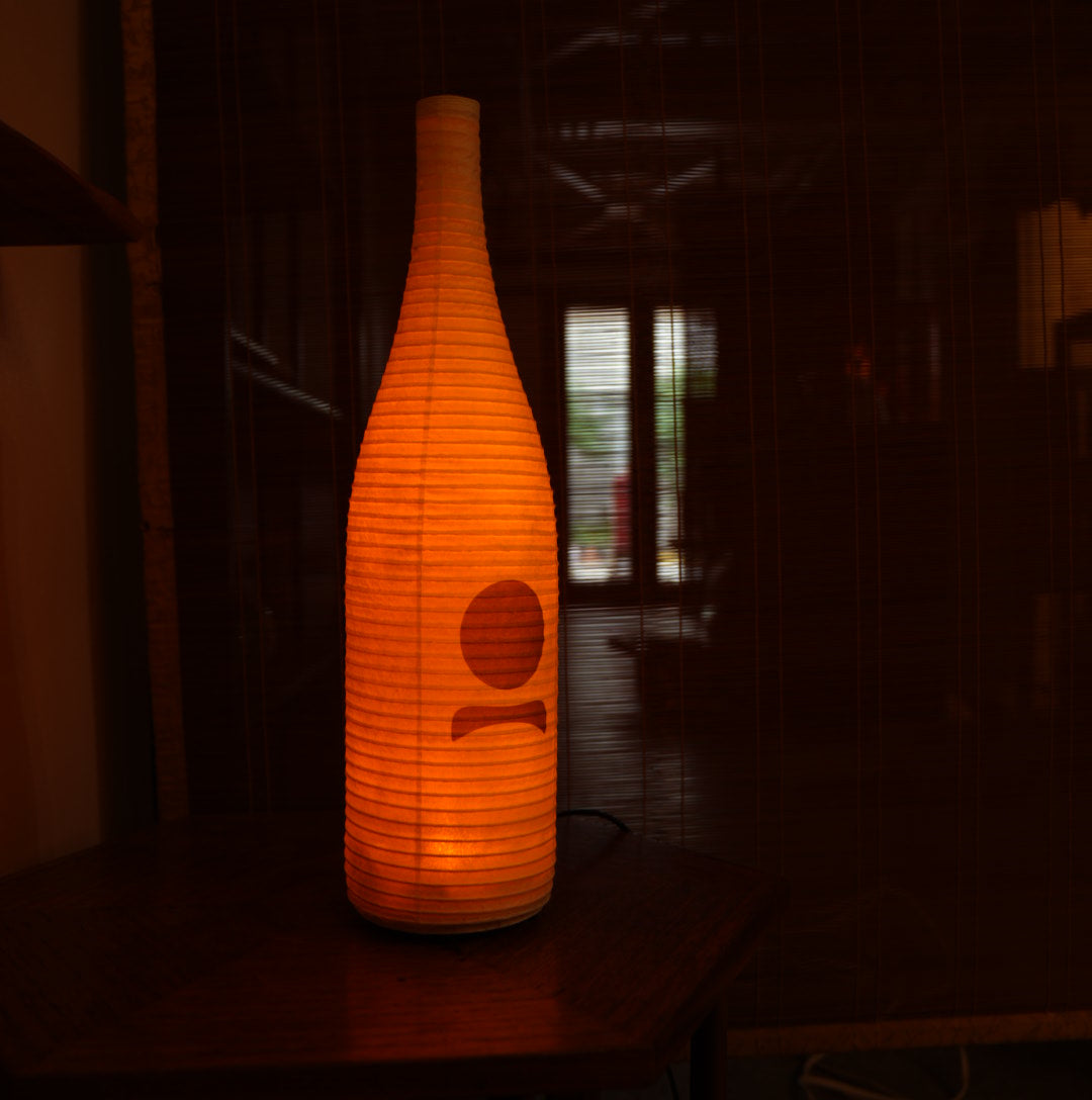 A Japanese Sake Bottle, Reimagined as Light.