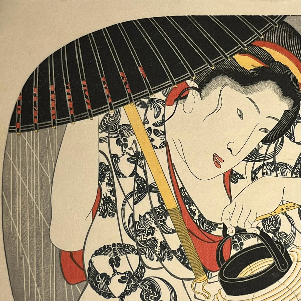 "Rain on the Tenth Day" (Toka no Ame) by Utagawa Kuniyoshi.