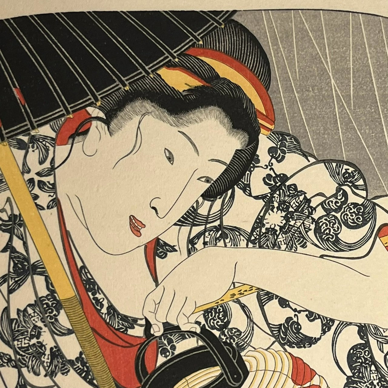 "Rain on the Tenth Day" (Toka no Ame) by Utagawa Kuniyoshi.