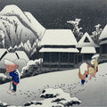 Walking Through the Silence – Snowy Night in Old Japan | Utagawa Hiroshige (1797–1858)