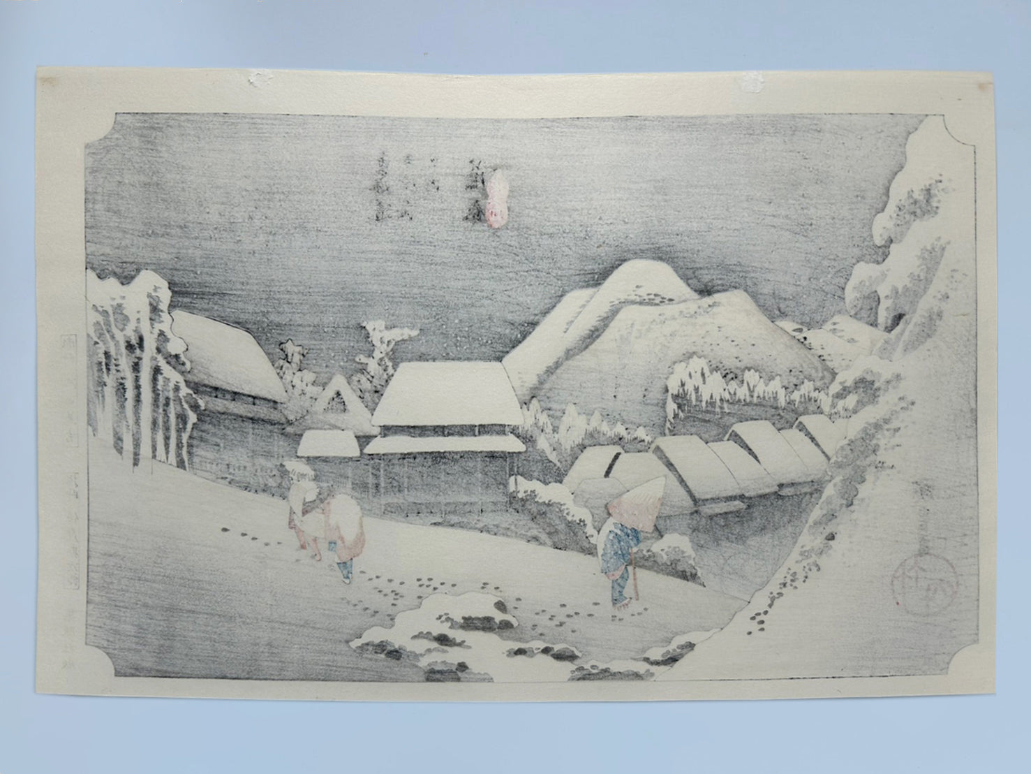 Walking Through the Silence – Snowy Night in Old Japan | Utagawa Hiroshige (1797–1858)