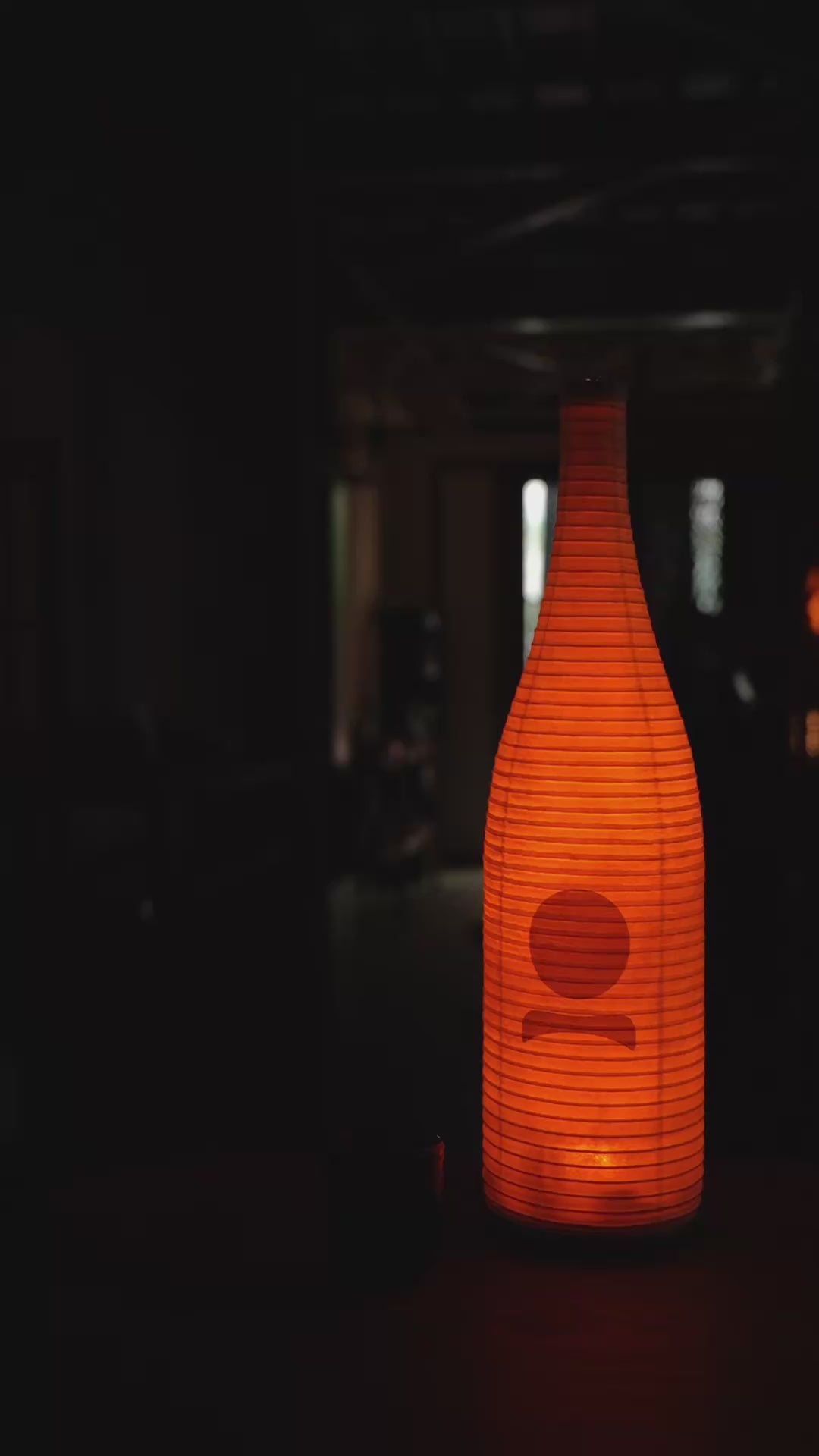 A Japanese Sake Bottle, Reimagined as Light.